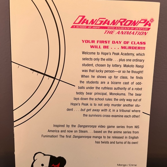 Danganronpa A School of Hope Manga Book 1 - Picture 2 of 2